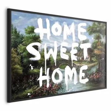 Plakat Wymarzony dom 42x29,7 cm z ramą czarną bez marginesu