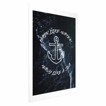 Plakat Like Water 60x90 cm bez ramy z marginesem