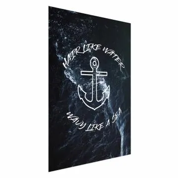 Plakat Like Water 40x60 cm bez ramy bez marginesu