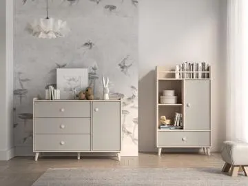 Komoda dziecięca MELLY 05 120 szara