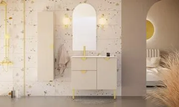 Szafka pod umywalkę COCO 60 cm kaszmir półmat