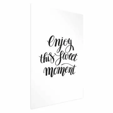 Plakat Enjoy 40x60 cm bez ramy z marginesem