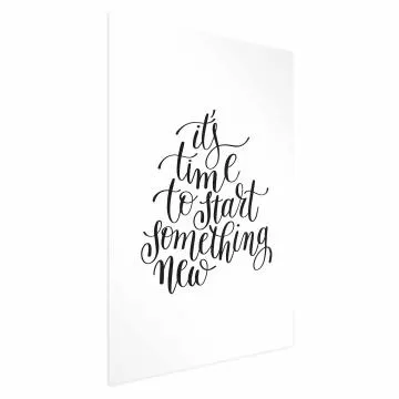 Plakat Something new 60x90 cm bez ramy z marginesem