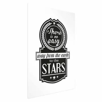 Plakat Big lesson 40x60 cm bez ramy z marginesem