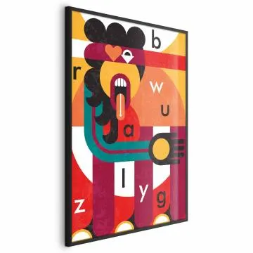 Plakat Sztuka designu 40x60 cm z ramą czarną bez marginesu
