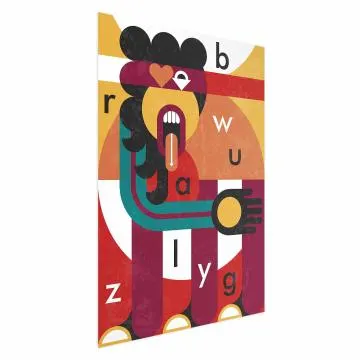 Plakat Sztuka designu 21x30 cm bez ramy bez marginesu