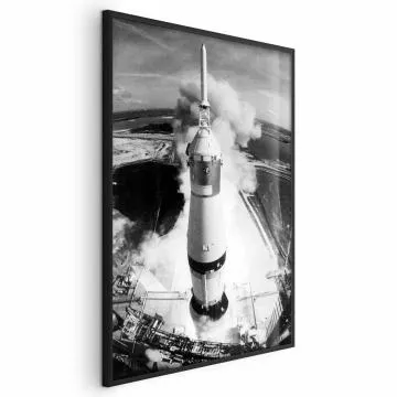 Plakat Kosmiczna prędkość 29,7x42 cm z ramą czarną bez marginesu