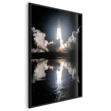 Plakat Udany start 40x60 cm z ramą czarną bez marginesu