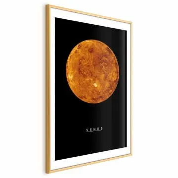 Plakat Wenus 29,7x42 cm z ramą złotą z marginesem