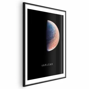 Plakat Jowisz 29,7x42 cm z ramą czarną z marginesem