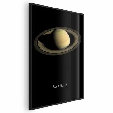 Plakat Saturn 60x90 cm z ramą czarną bez marginesu