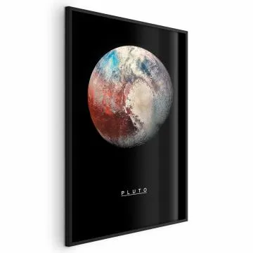 Plakat Pluton 21x30 cm z ramą czarną bez marginesu
