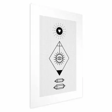 Plakat Symbole 40x60 cm bez ramy z marginesem