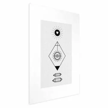 Plakat Symbole 21x30 cm bez ramy bez marginesu