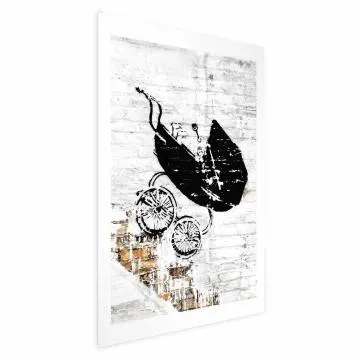 Plakat Pędzący wózek 29,7x42 cm bez ramy bez marginesu