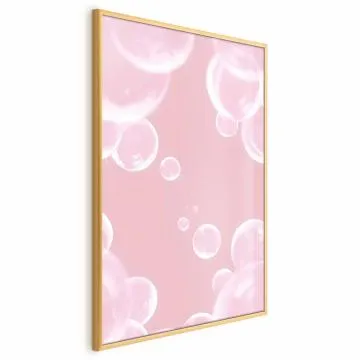 Plakat Subtelny powiew 40x60 cm z ramą złotą bez marginesu