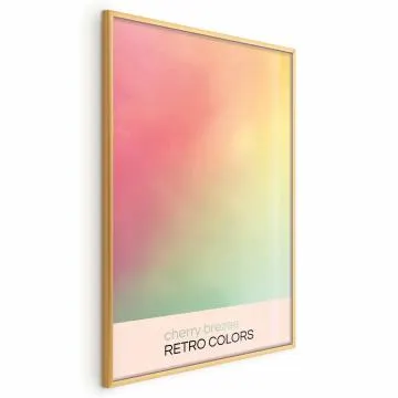 Plakat Cherry Brezee 60x90 cm z ramą złotą bez marginesu