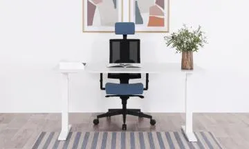 Fotel biurowy NAVIGO szary ergonomiczny