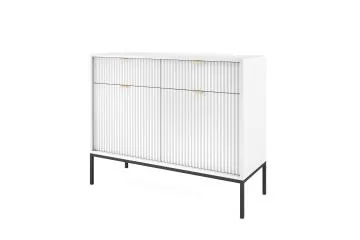 Komoda MILONA 2D2S 104 cm biała mat