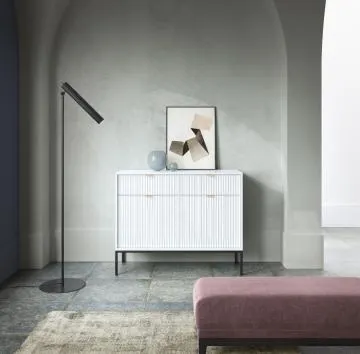 Komoda MILONA 2D2S 104 cm biała mat