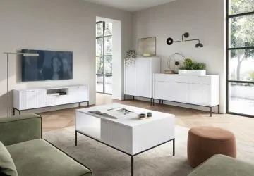Komoda MILONA 3D3S 154 cm biała mat