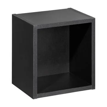 Półka wisząca NOVA BLACK 83-27-Q 27x25cm czarna
