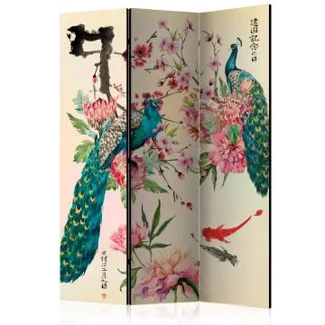 Parawan akustyczny Orient 135x172 cm 3-częściowy wielokolorowy
