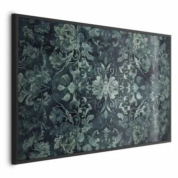 Plakat Ornamenty dywanowe 60x40 cm z ramą czarną bez marginesu