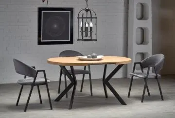 Krzesło tapicerowane K473 VELVET szare