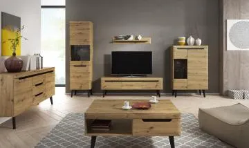 Szafka RTV EBBI 107 dąb artisan
