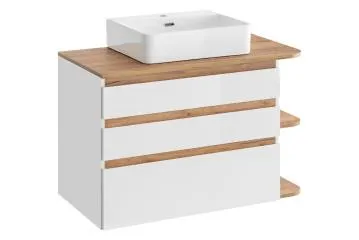 Szafka pod umywalkę PLATINUM 820 94 cm biała