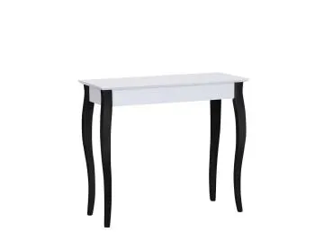 Konsola LILLO 85x35 biała/czarna