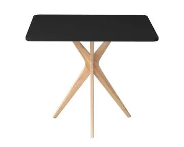 Stół CUTTI 55x80 czarny/jesion