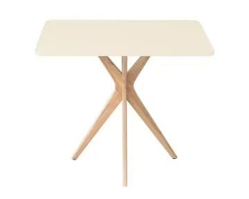 Stół CUTTI 55x80 kremowy/jesion