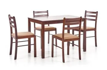 Zestaw NEW STARTER 2 stół + 4 krzesła wenge/espresso
