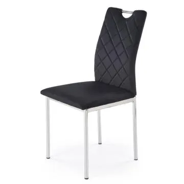 Krzesło tapicerowane K578 VELVET czarne