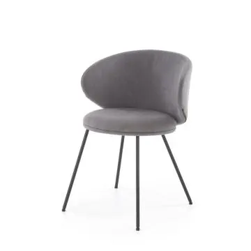 Krzesło tapicerowane K587 VELVET szare 