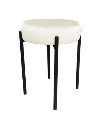 Taboret TORIN MG VELVET ecru