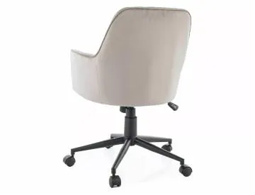 Fotel biurowy Q-886 VELVET ciemnobeżowy