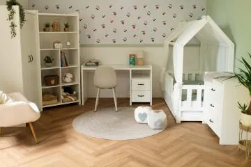 Regał AMELIA 84cm biały na zabawki