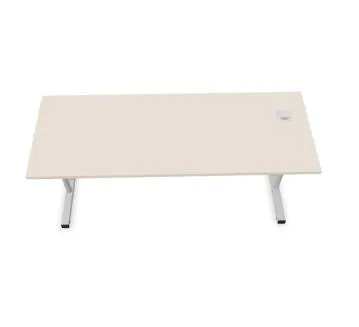 Biurko EASY SPACE C-LEG RC 160x60cm kaszmirowe
