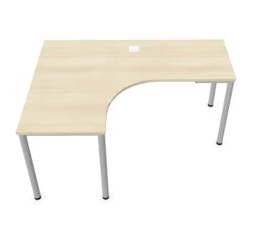 Biurko narożne EASY SPACE I-LEG LS 160x120cm akacjowe