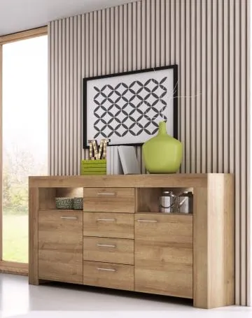 Komoda BROKON 155 dąb riviera