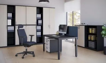 Szafa biurowa EASY SPACE CABINET H-D2 5-OH 80cm akacjowa zamykana