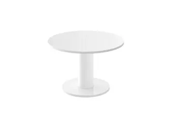 Stolik kawowy SOLO MINI ⌀80cm biały mat