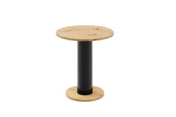 Stolik kawowy SOLO MINI ⌀60cm dąb artisan/czarny