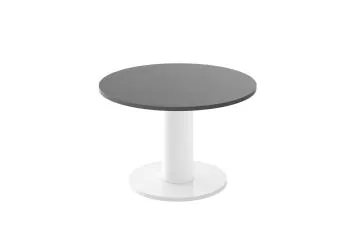 Stolik kawowy SOLO MINI ⌀80cm szary mat/biały