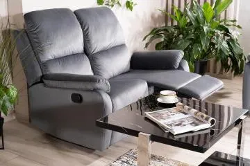 Sofa rozkładana SPENCER 2 VELVET szara