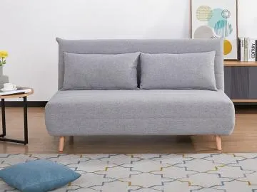 Sofa rozkładana z funkcją spania SPIKE II szara