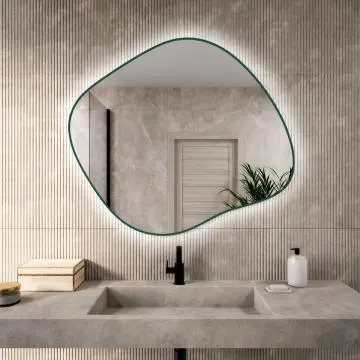 Lustro łazienkowe CLOUD COLORS LED 90x77cm kolor ramki do wyboru